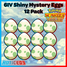 ✨ SHINY 6IV set of 12! Hatch your own MYSTERY EGGS ✨ Pokemon SCARLET and VIOLET