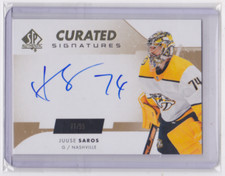 2022-23 UD SP AUTHENTIC CURATED SIGNATURES 77/99 JUUSE SAROS #SPC-JS PREDATORS