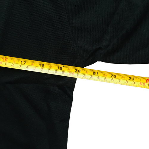 Galaxy Uniform Youth Size L Black Shirt M/F Polo Style Short Sleeve Cotton Blend - Picture 4 of 15