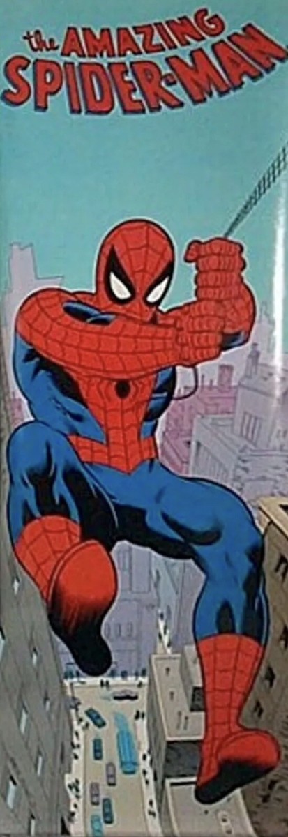 1987 Amazing Spider-Man POSTER Marvel Comics 74x26 Vintage 1987 Amazing Spider-Man POSTER Marvel Comics 74x26 Vintage