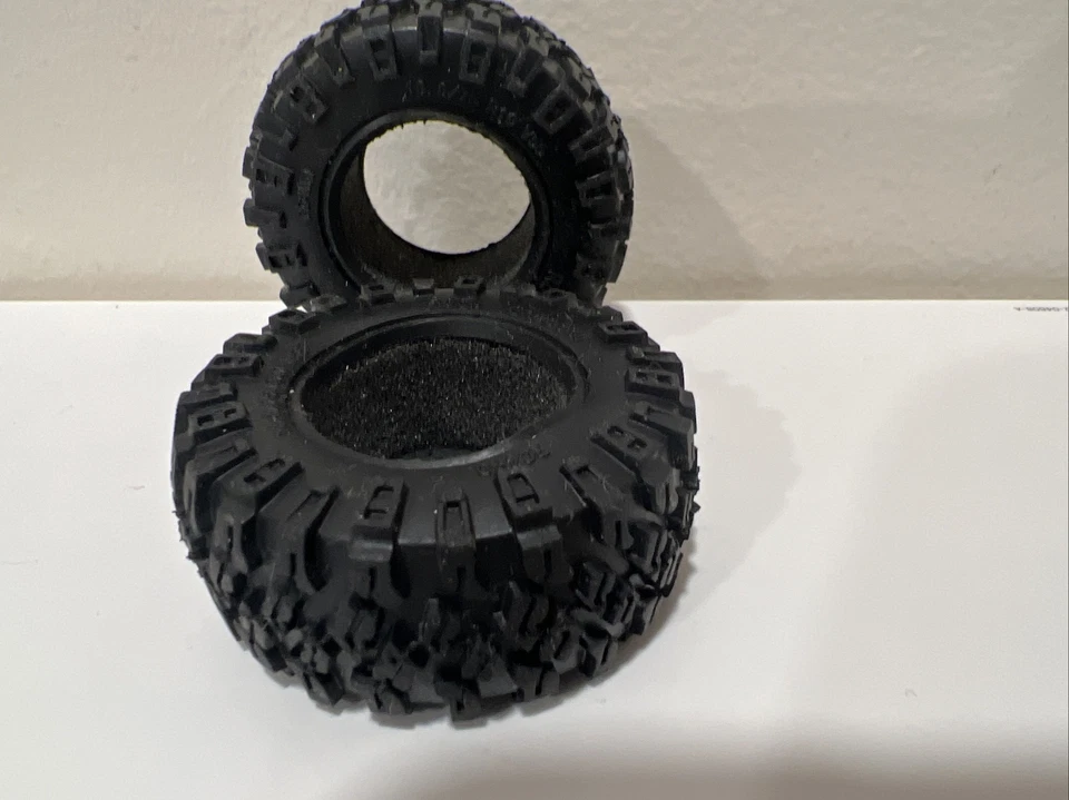 Rc4wd Rock creeper 1.0" Scale Tires set (4)Micro tires Crawlers scx24 1/24 jeep - Image 2 of 4
