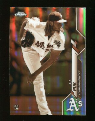 2020 TOPPS CHROME SEPIA REFRACTOR #116 A.J. PUK RC J2M002 | eBay