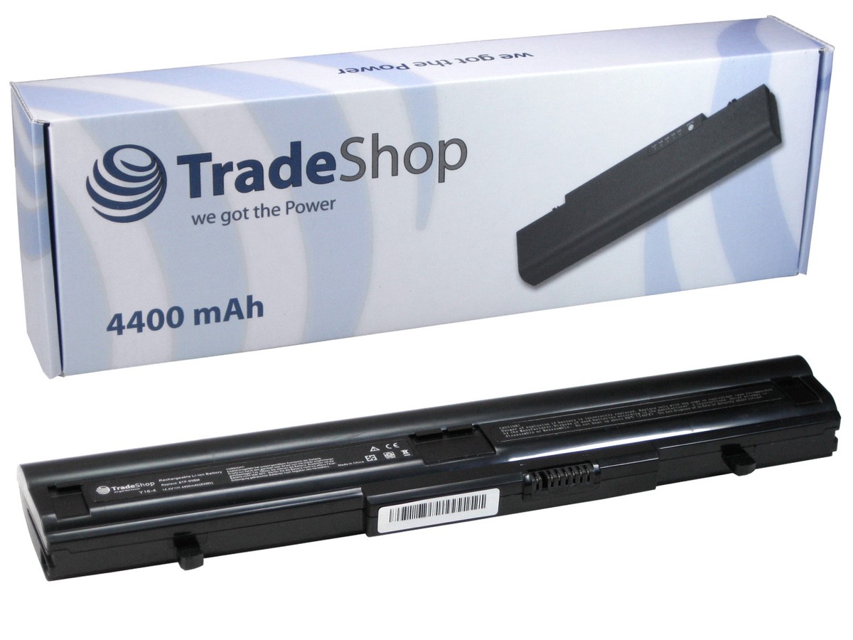 POWERY Akku Für Medion Typ BTP-D4BM Li-Ion Akku, 14.4 Volt, 4400mAh