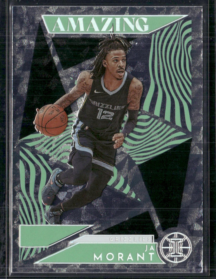 2021-22 Panini Illusions #10 Ja Morant Amazing Emerald