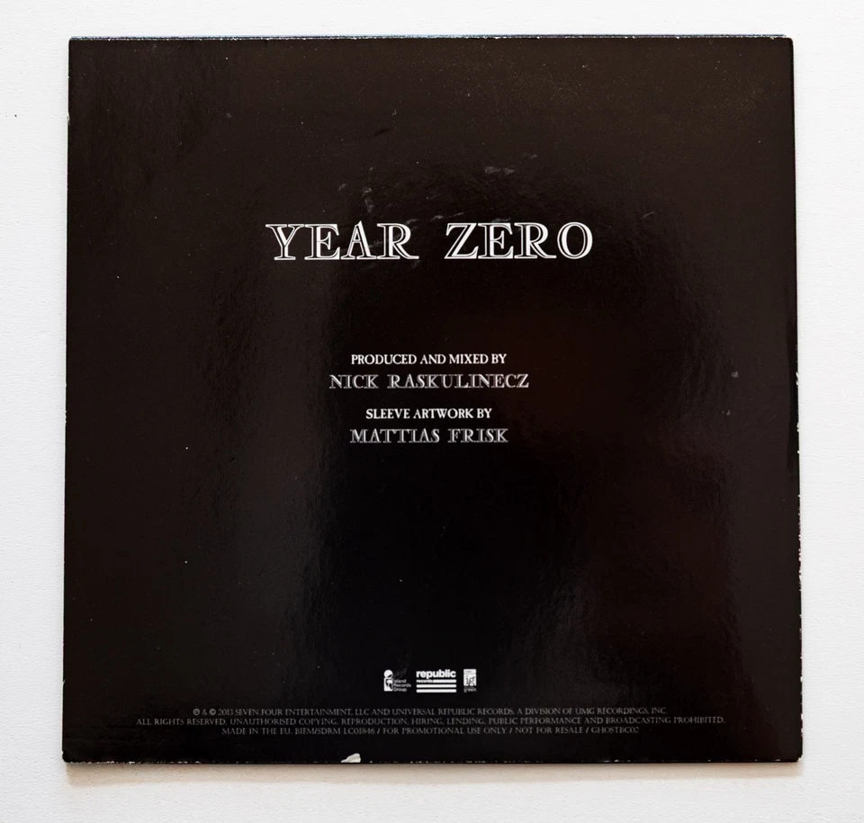 GHOST, Year Zero - Rare Promo CD Single in Mint Condition - Image 2 of 4