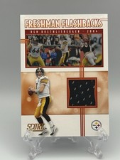 Ben Roethlisberger 2020 Panini Score Freshman Flashbacks Patch Card #FF-BR