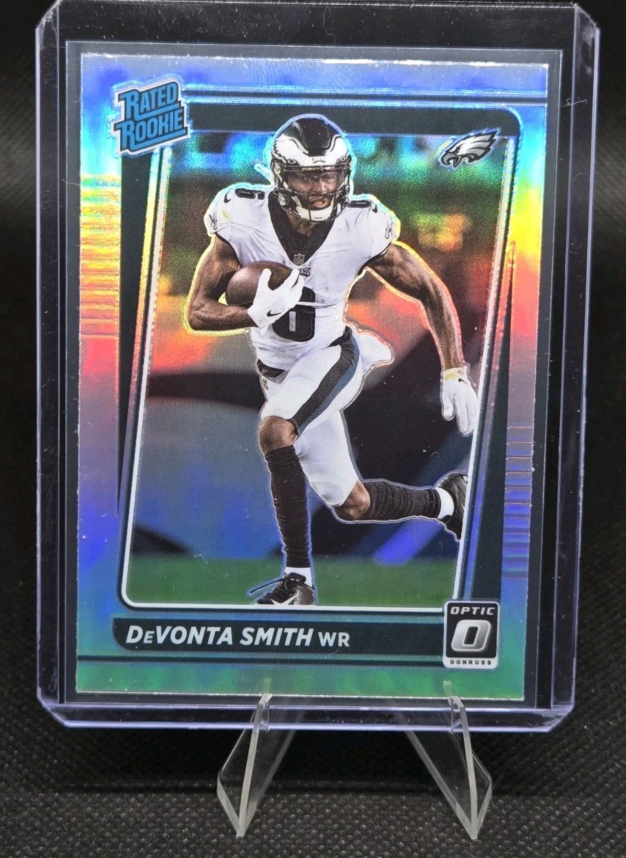 2021 Panini Donruss Optic Holo Silver Prizm Rated Rookie Devonta Smith #205 QTY