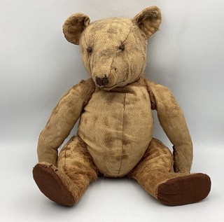 Vintage Jointed Mohair Teddy Bear 38cm TE#8664