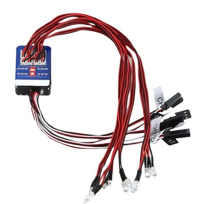 RC Auto 12 LED Licht Set Beleuchtungssystem Kit Simulation Blinklichter für5084