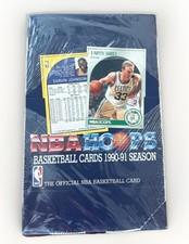 1990-1991 NBA Hoops Series 1 SEALED Basketball Box 36 Packs