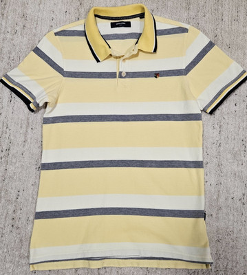 JACK & Jones Premium Herren POLO Shirt Gr. M Baumwolle W Pikee wie NEU gelb blau