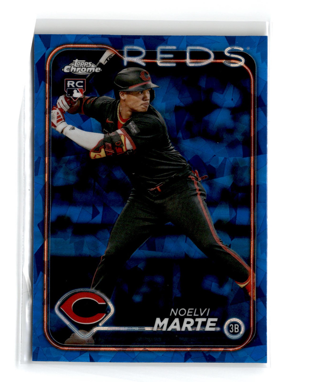 Noelvi Marte 2024 Topps Chrome Sapphire Edition #548 RC Reds