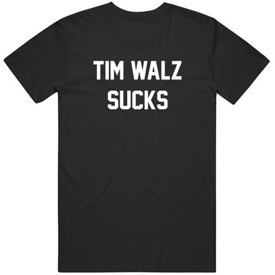 Tim Walz Sucks Woke Minnesota Governor Tampon Tim Unisex Great Gift Idea T Shirt