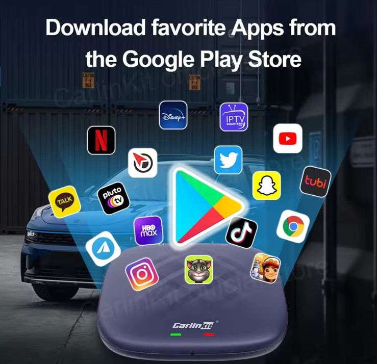 CarlinKit Ai Box Android 13, 8-core, Wireless CarPlay Android Auto Netflix - Miniatura 6