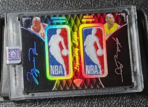 Epic Cards Legendary Logos Michael Jordan Kobe Bryant Dual Auto NBA Logo Patch