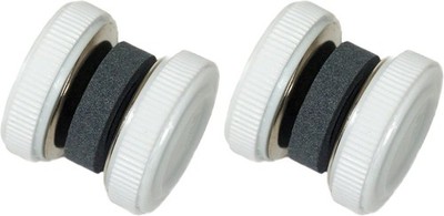 Select Roller Style Knife Sharpener 2 inches in length White Pack of 2)