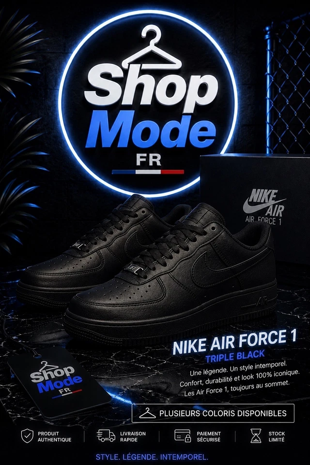 NIKE AIR FORCE 1 (Plusieurs Couleurs/Pointures disponible) - Photo 1/1