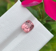 Certified 1.96ct Natural Padparadscha Sapphire Cushion Cut Srilanka Rare.