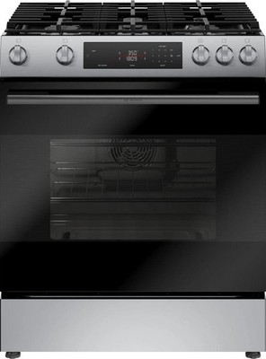 Bosch 100 Series 30'' 5.8 ft. Cap. Slide-In Gas Range 5 Sealed Burners HGF1050MUC