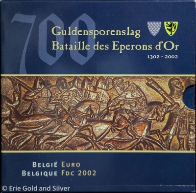 2002 Belgium Year Set Battle of the Golden Spurs in OGP
