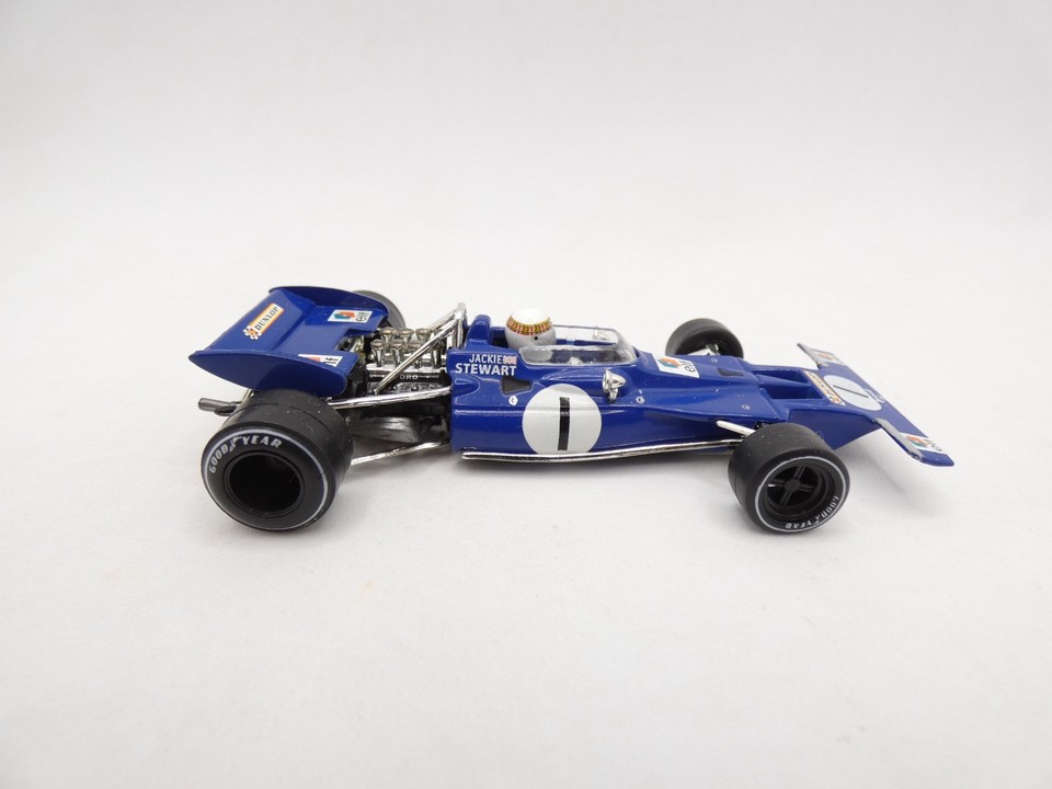 Miniature Tyrrell 001 #1 J. Stewart USA GP 1970 - Quartzo 1:43 - Neuf
