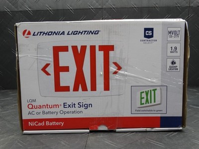 Lithonia Lighting Contractor Select LQM Series 120-277V Integrated LED Exit Sign