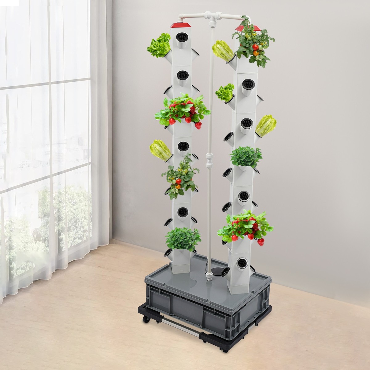56 Holes Plant Hydroponic Vertical Smart Garden Kit Hydroponics
