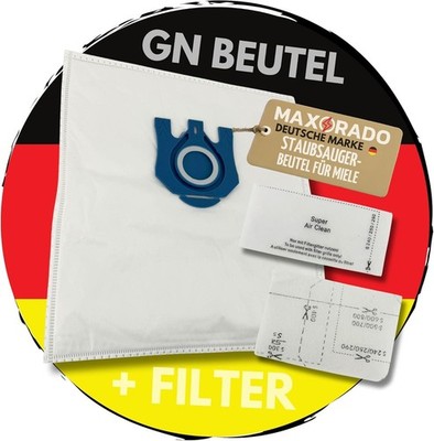 20 Staubsaugerbeutel für Miele S8 Parquet Special Eco S 8 Ecoline S8310 Complete