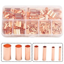 Essential Copper Tube Connectors Kit with 250 Non Insulated Butt Connectors