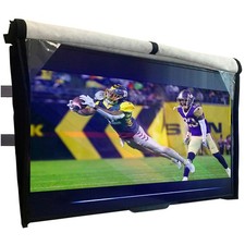 Outdoor TV Cover 55 inch - 600D Weatherproof Waterproof with Front Flap