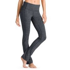 Athleta Odyssey Straight Up Gray Legging Pant Full Length Womens size Small