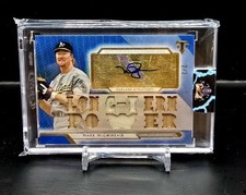 2018 Topps Triple Threads Triple Threads Auto Relics Mark McGwire  Sapphire 2/3 