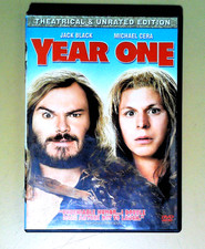 Year One DVD, 2009 Widescreen, Unrated  Jack Black  MICHEAL CERA