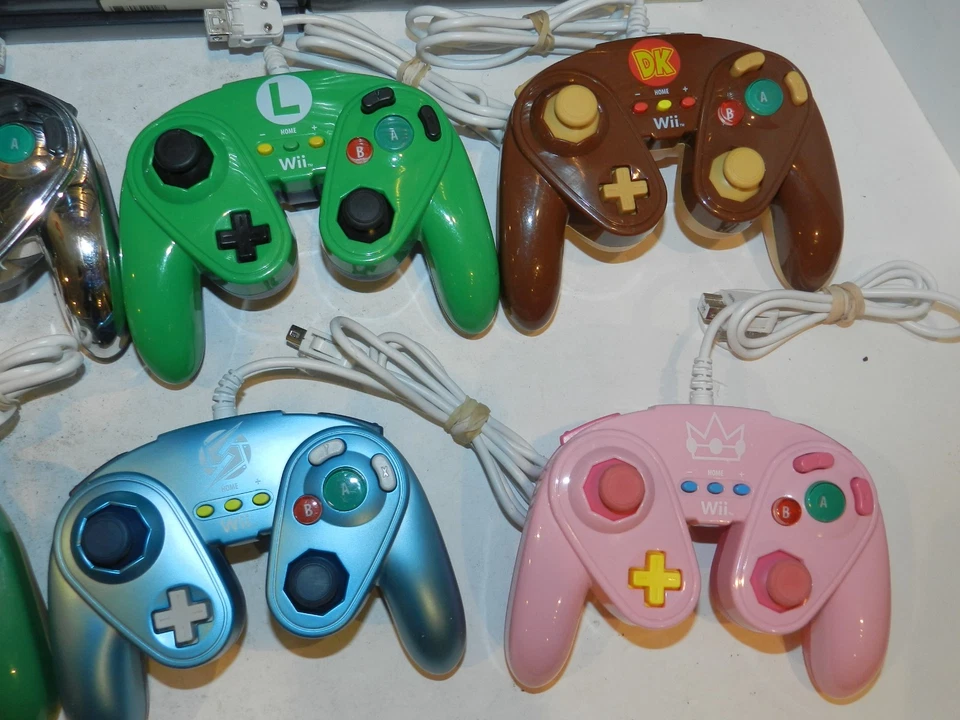 Nintendo Wii/Wii U Controller Wired Fight Pad Super Smash Bros Series - U PICK - Image 3 of 3