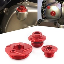 CNC Red Motor Timing Bolzen Ölstopfen für Honda CRF150R CRF250R CRF450R CRF450X