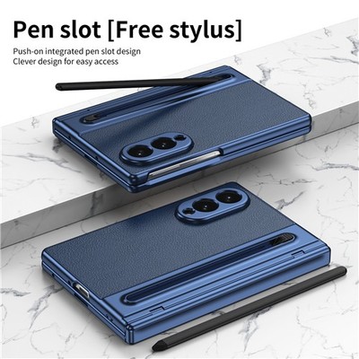 Hülle für Samsung Galaxy Z Fold 8 Breit 7 6 5 4 Stylus Pen Display Folie Scharnier Cover