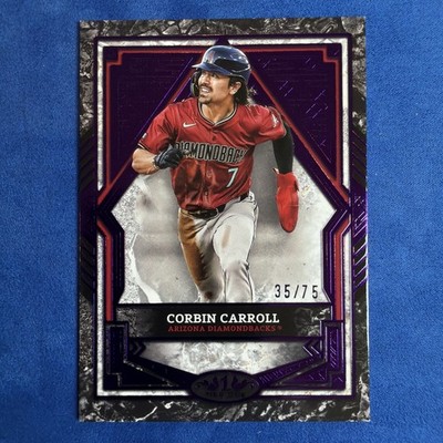 2025 Topps Tier One - Corbin Carroll Purple Parallel #28  35/75