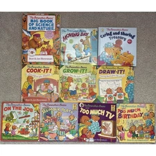 The Berenstain Bears Lot of 10 Books Modern Vintage Books Values Homeschool