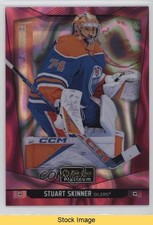 2024-25 O-Pee-Chee Platinum Pink Magma Stuart Skinner #105 READ 1ta3