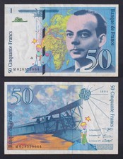 Billet France 50 Francs Saint-Exupéry 1994 P 157Aa BB / VF