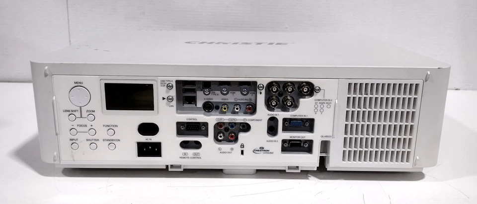 Christie LW551I 3LCD WXGA 5,500 Lumens Digital Projector Lamp Hours: 4479 - Image 3 of 4