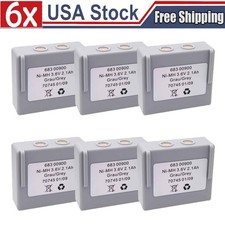   6X 2750mAh 68301000 Remote Control Ni-MH Battery For Hetronic 68300900 3.6V US