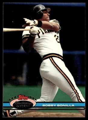 1991 Stadium Club Bobby Bonilla Pittsburgh Pirates #139