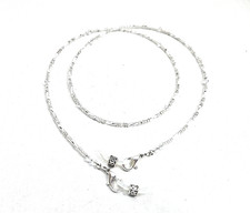NEW CRYSTAL CLEAR Beaded Eyeglass Leash Glasses Holder Chain Lanyard Women