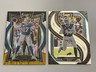 (2) 2024 Panini Select Josh Allen #34 Black & Gold Shock Prizm + Premier #122