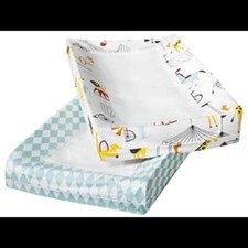 Room 365 Changing Pad Cover Set of 2 Circus 30.5  x35  