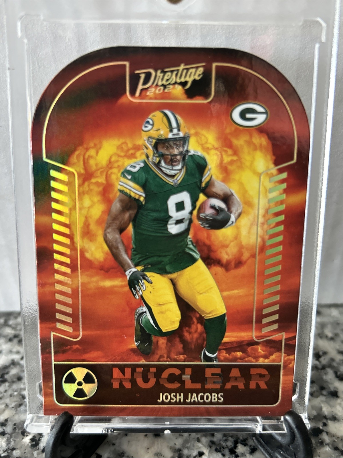2024 Prestige Football - Josh Jacobs - Nuclear SSP Case Hit (N-JJS)