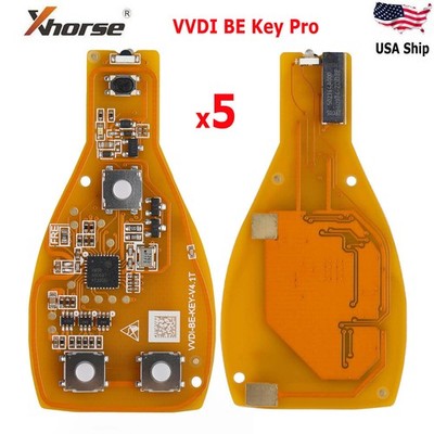5 x XHORSE BE Key Pro Yellow Board 315MHZ/433MHZ Fit for Benz USA Stock