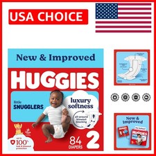 Gentle  Absorbent Huggies Size 2 Diapers - 84 Count, Disney Designs Included