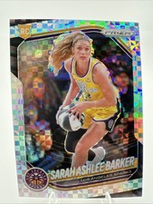 2025 Panini Prizm WNBA #31 Sarah Ashlee Barker Checkboard Prizm (RC) LA Sparks